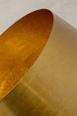 Clearance KARE Design Lampa podłogowa Apollon Smooth Ø50 cm złota - KARE