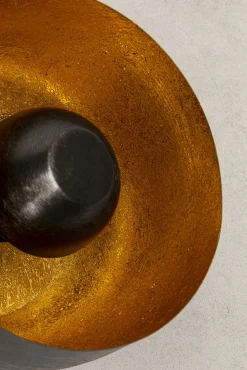 Outlet KARE Design Lampa podłogowa Apollon Smooth Ø28 cm czarna - KARE