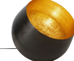 Discount KARE Design Lampa podłogowa Apollon Smooth Ø50 cm czarna - KARE