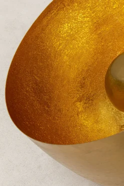 Clearance KARE Design Lampa podłogowa Apollon Smooth Ø35 cm złota - KARE