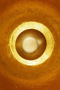 Clearance KARE Design Lampa podłogowa Apollon Smooth Ø35 cm złota - KARE