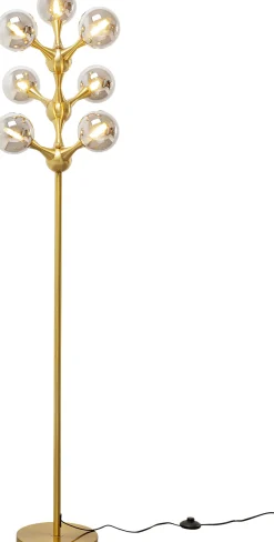 Outlet KARE Design Lampa podłogowa Atomic Balls mosiądz 174cm - KARE