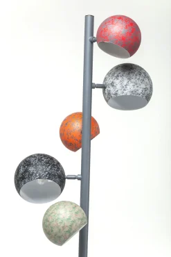 Discount KARE Design Lampa podłogowa Calotta Antico 5L 40x200 cm kolorowa - KARE