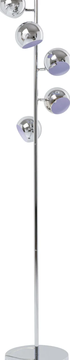 Online KARE Design Lampa podłogowa Calotta Chrome 40x200 cm srebrna - KARE