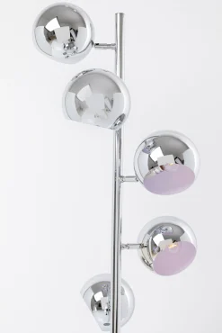 Online KARE Design Lampa podłogowa Calotta Chrome 40x200 cm srebrna - KARE