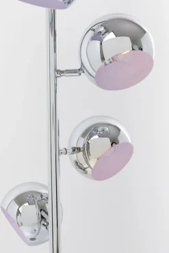 Online KARE Design Lampa podłogowa Calotta Chrome 40x200 cm srebrna - KARE