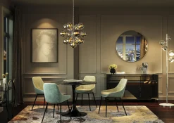 Online KARE Design Lampa podłogowa Calotta Chrome 40x200 cm srebrna - KARE