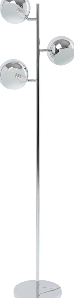 Online KARE Design Lampa podłogowa Calotta 40x151 cm srebrna - KARE