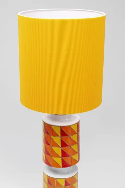 Online KARE Design Lampa podłogowa ceramiczna kolorowa abażur pomarańczowy Ø33x138 cm - KARE