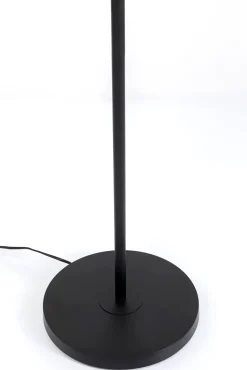 Best KARE Design Lampa podłogowa czarna klosze szklane transparentne i miedziane 165 cm - KARE