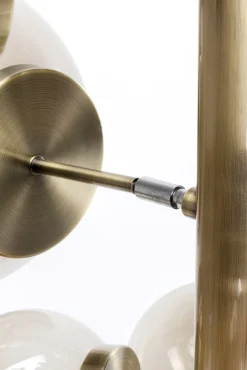 Online KARE Design Lampa podłogowa duża złota klosze szklane kule przydymione 160 cm - KARE