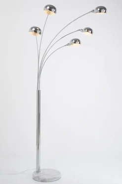 Hot KARE Design Lampa podłogowa Five Fingers 100x220 cm chromowa - KARE
