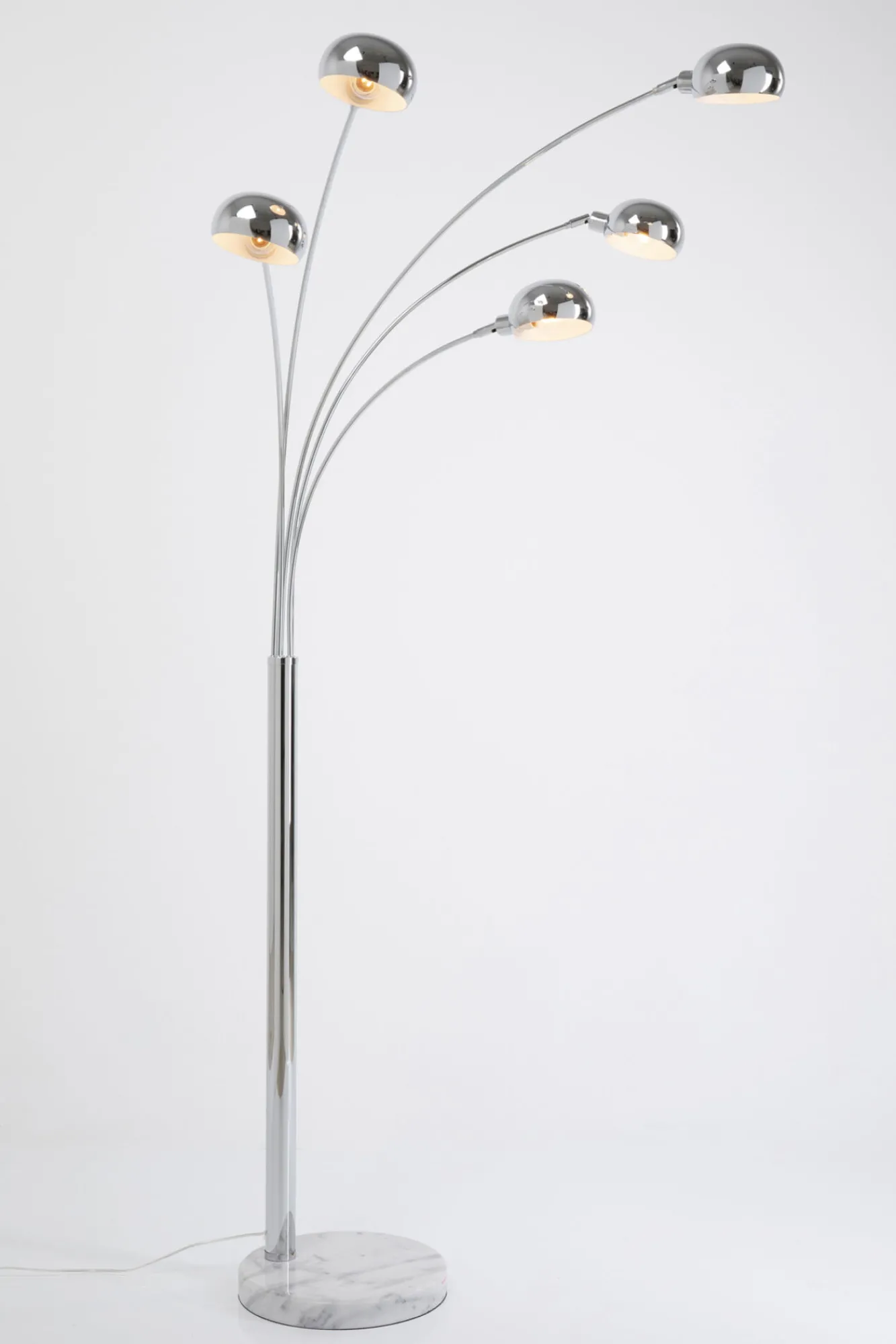 Hot KARE Design Lampa podłogowa Five Fingers 100x220 cm chromowa - KARE