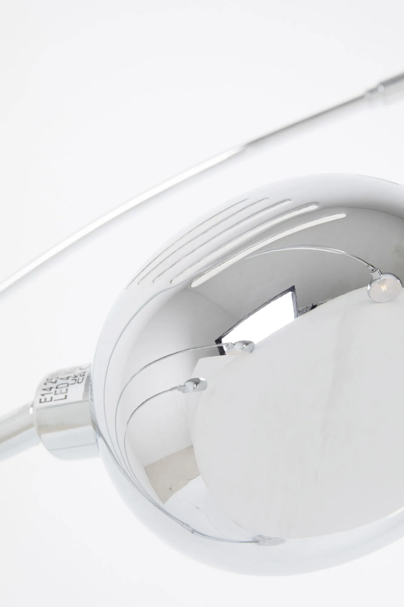 Hot KARE Design Lampa podłogowa Five Fingers 100x220 cm chromowa - KARE