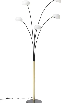 Hot KARE Design Lampa podłogowa Five Fingers Duo 125x220 cm czarno-złota - KARE