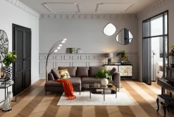 Hot KARE Design Lampa podłogowa Five Fingers Duo 125x220 cm czarno-złota - KARE