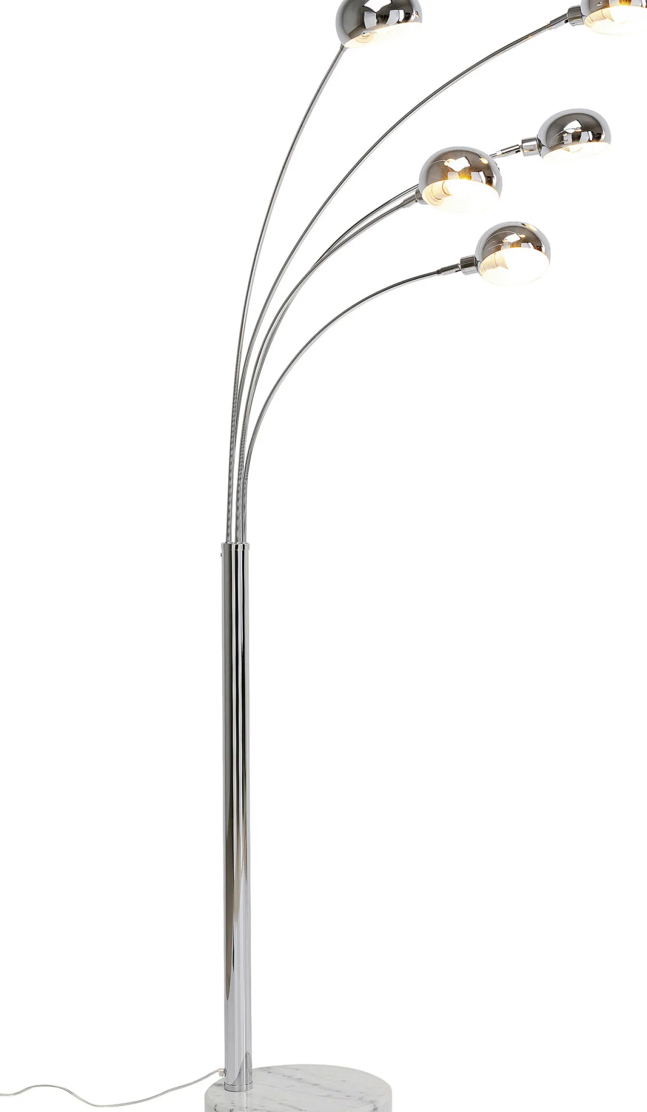 Sale KARE Design Lampa podłogowa Five Fingers 122x220 cm chromowa - KARE