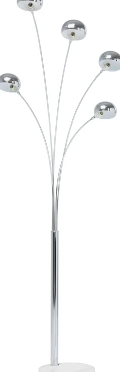 Sale KARE Design Lampa podłogowa Five Fingers 122x220 cm chromowa - KARE