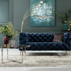 Hot KARE Design Lampa podłogowa Five Fingers 100x220 cm mosiężna - KARE