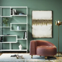 Fashion KARE Design Lampa podłogowa Goblet 25x160 cm złota - KARE