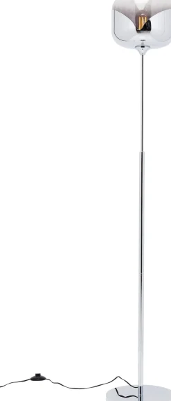 Outlet KARE Design Lampa podłogowa Goblet 25x160 cm srebrna - KARE
