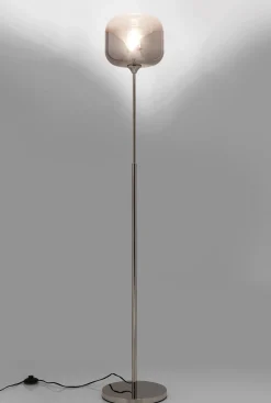 Outlet KARE Design Lampa podłogowa Goblet 25x160 cm srebrna - KARE