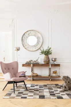 Outlet KARE Design Lampa podłogowa Goblet 25x160 cm srebrna - KARE