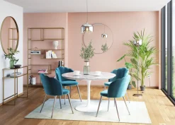 Outlet KARE Design Lampa podłogowa Goblet 25x160 cm srebrna - KARE