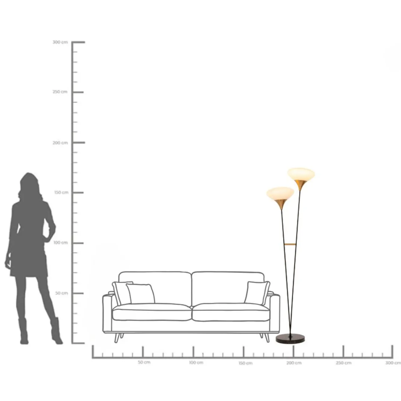 Online KARE Design Lampa podłogowa Gocce 174cm - KARE