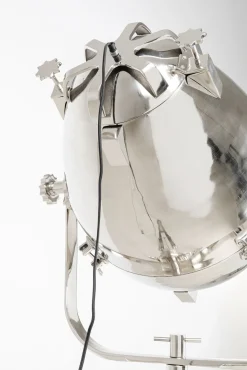 Best KARE Design Lampa podłogowa Movie 230 cm trójnóg drewno mango i aluminium - KARE