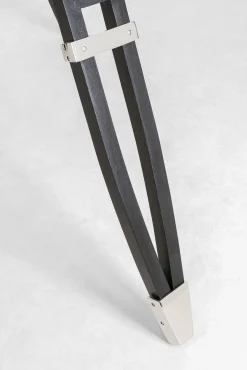 Best KARE Design Lampa podłogowa Movie 230 cm trójnóg drewno mango i aluminium - KARE