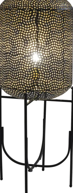 Discount KARE Design Lampa podłogowa Oasis ∅38x92 cm brązowo-czarna - KARE