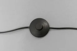 Discount KARE Design Lampa podłogowa podwójna czarna stalowa 149 cm - KARE