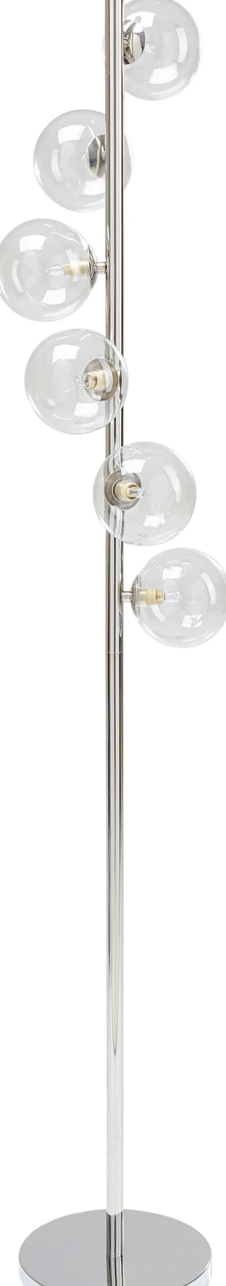 Hot KARE Design Lampa podłogowa Scal Balls 28x160 cm srebrna - KARE