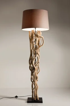 Outlet KARE Design Lampa podłogowa Scultra 55x158 cm naturalna - KARE