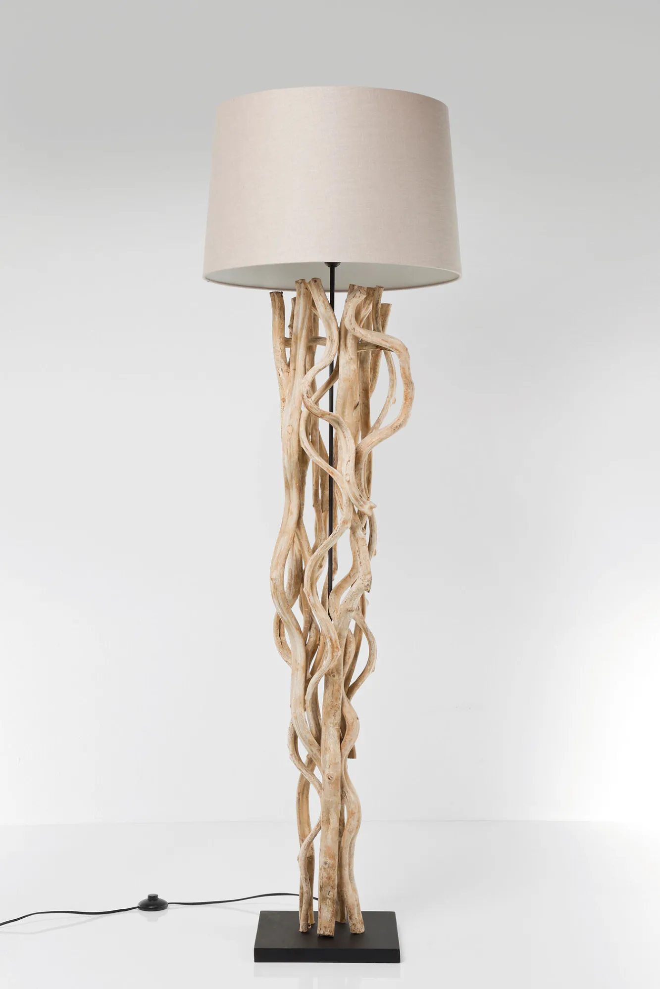 Outlet KARE Design Lampa podłogowa Scultra 55x158 cm naturalna - KARE