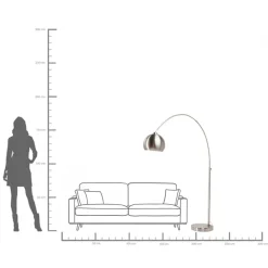 Clearance KARE Design Lampa podłogowa Small Deal srebrna - KARE