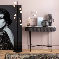 Sale KARE Design Lampa podłogowa Trapez 30x160 cm czarna - KARE