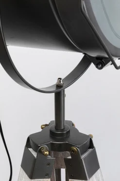 Best KARE Design Lampa podłogowa trójnóg vintage drewno sosnowe i stal 110-155 cm - KARE