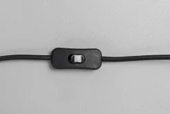 New KARE Design Lampa podłogowa złota alpaka z czarnym abażurem 81x108 cm - KARE