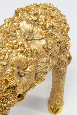 Outlet KARE Design Lampa stołowa Animal Flower Sheep 47x36 cm złota - KARE