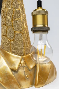 Sale KARE Design Lampa stołowa Animal Giraffe 24x50 cm złota - KARE