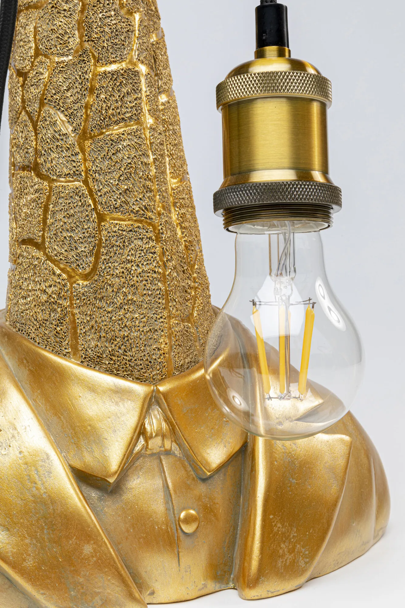 Sale KARE Design Lampa stołowa Animal Giraffe 24x50 cm złota - KARE