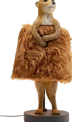 Fashion KARE Design Lampa stołowa Animal Meerkat Fur 50cm - KARE