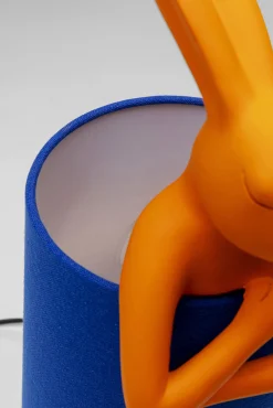 Sale KARE Design Lampa stołowa Animal Rabbit pomarańczowo-niebieska 50cm - KARE