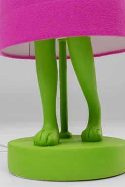 New KARE Design Lampa stołowa Animal Rabbit zielono-różowa 50cm - KARE