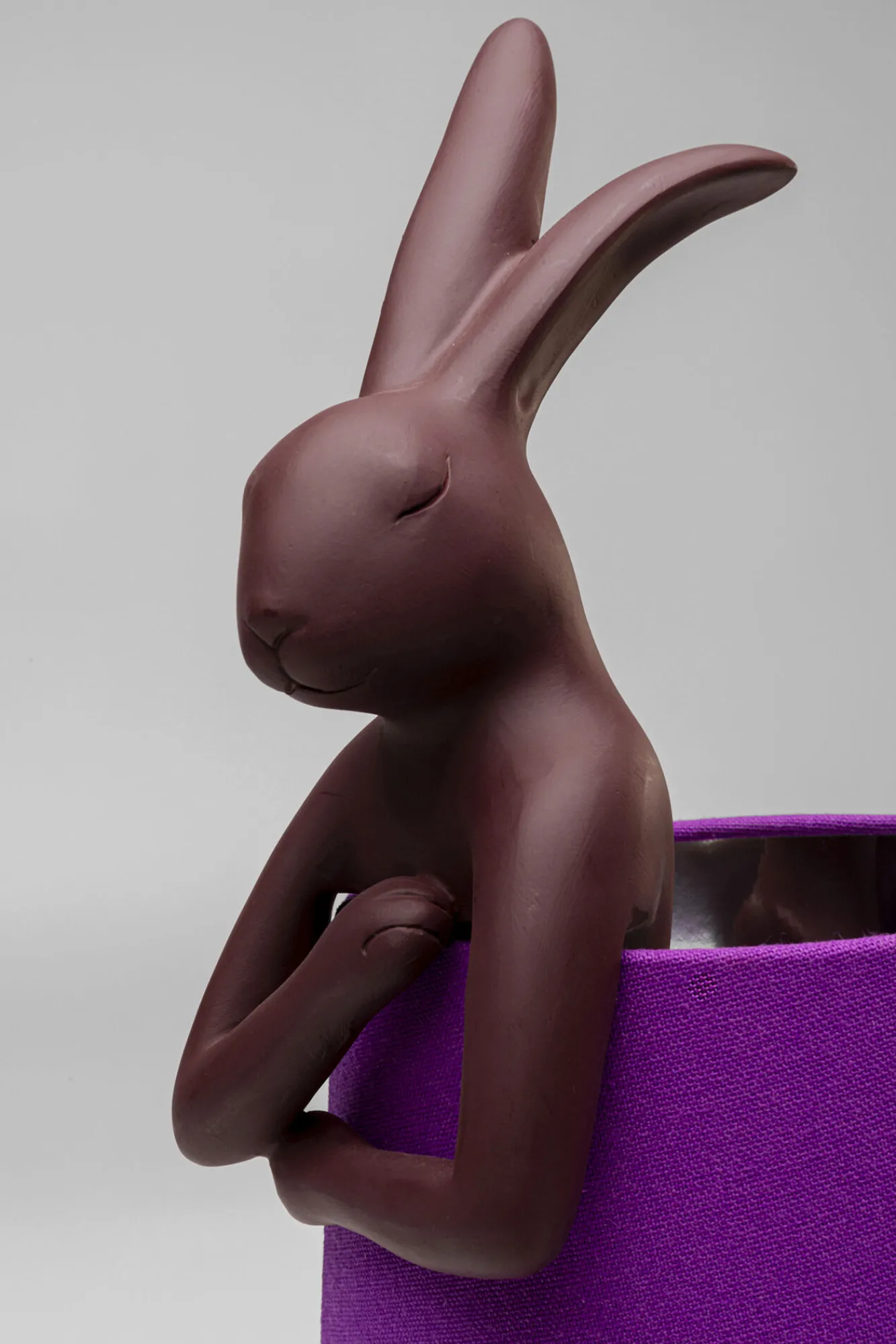 Clearance KARE Design Lampa stołowa Animal Rabbit czerwono-fioletowa 50cm - KARE