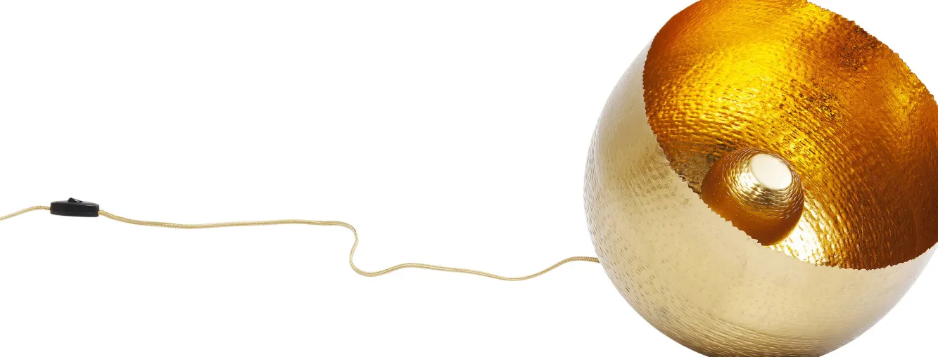 Best KARE Design Lampa stołowa Apollon 36x26 cm złota - KARE