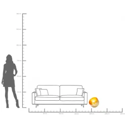 Best KARE Design Lampa stołowa Apollon 36x26 cm złota - KARE