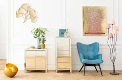 Best KARE Design Lampa stołowa Apollon 36x26 cm złota - KARE